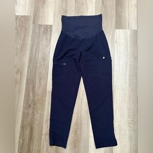 Figs Dark Blue Women's XS maternity scrub pants.